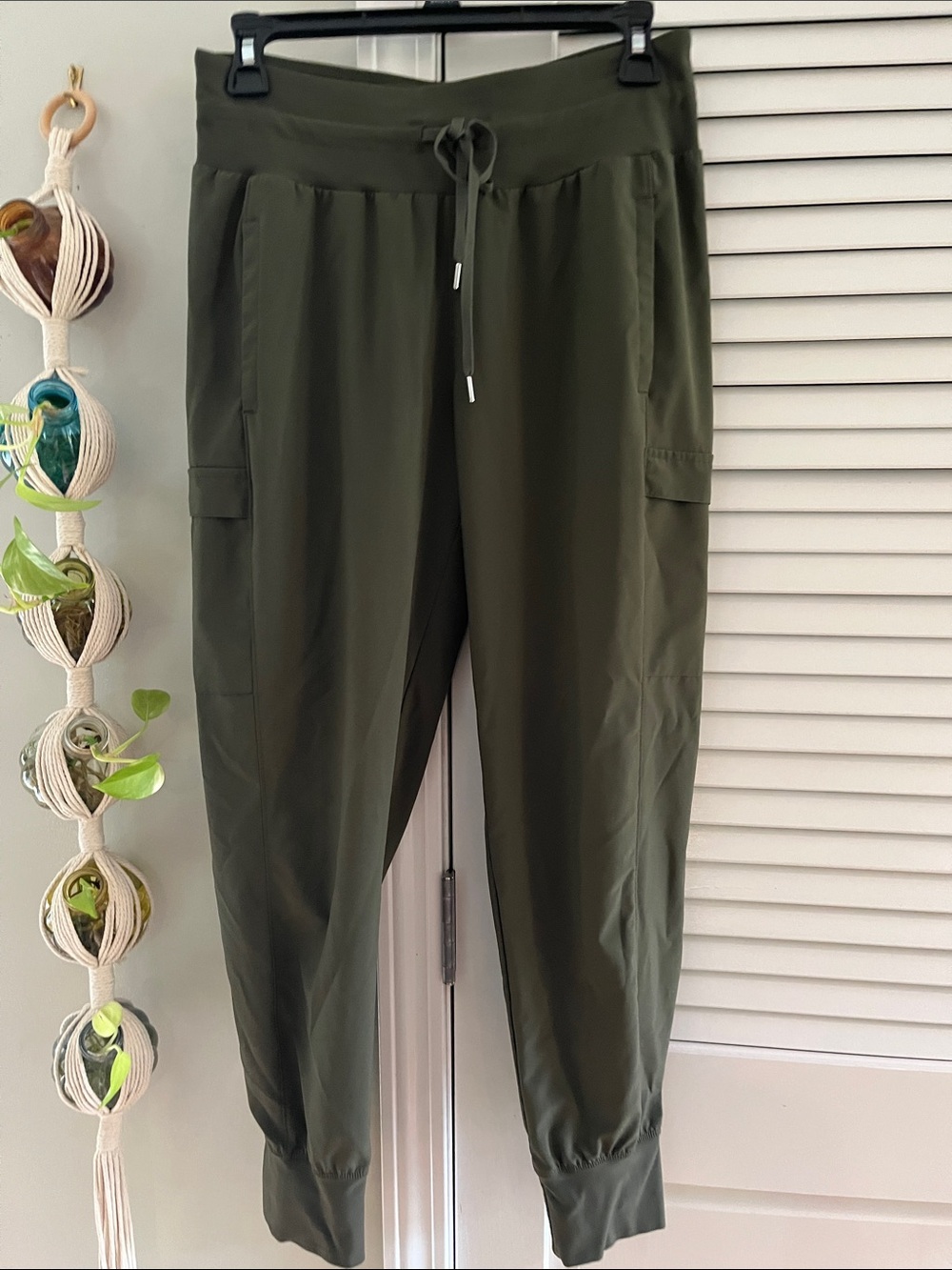 CALIA by Carrie Underwood Olive Green Cargo Jogger Pants